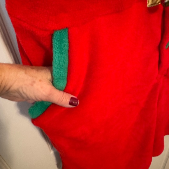 New w/o tags Christmas Hooded Romper/Jumpsuit XL - Picture 5 of 7